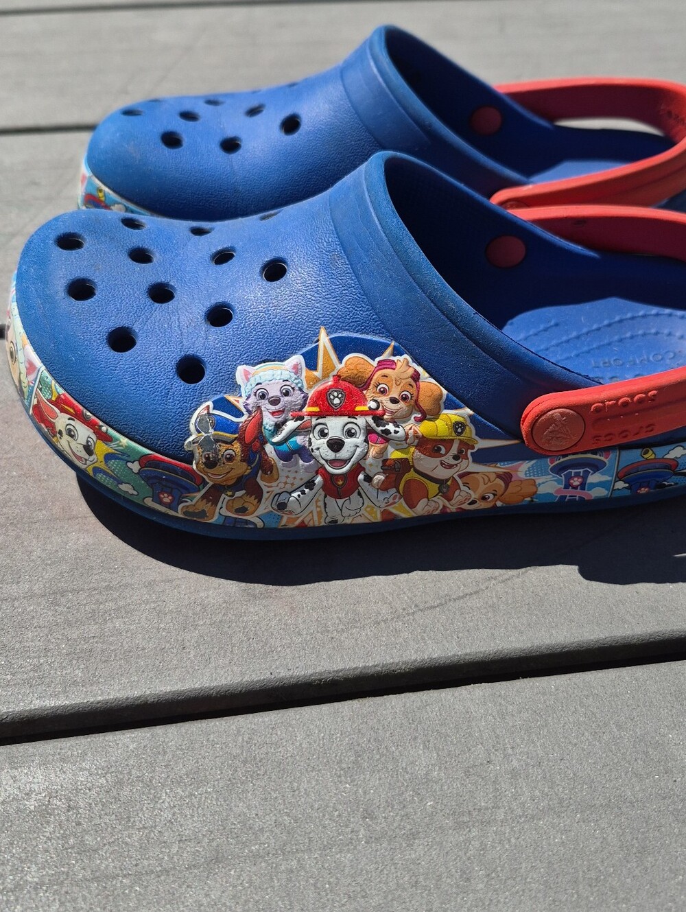 Paw Patrol Kids Crocs Size 13 - Picture 2 of 9